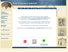 Tablet Screenshot of francescogabrielli.com